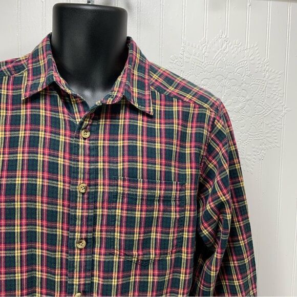 LANDS’ END long sleeve flannel shirt - Picture 2 of 5